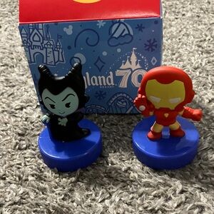 NEW McDonald’s Disneyland 70 2025 Collector’s Happy Meal Toy Maleficent Iron Man